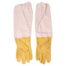 1 Pair Beekeeping Gloves Premium Leather Beekeeper's Glove Protective Gloves Gloves (Size L)
