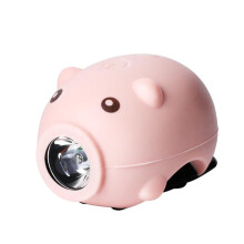 Jacenvly Battery Operated Christmas Lights Clearance Usb Rechargeable Cute Pig Bicycle Light Riding Horn Front Tail Light Home Decor