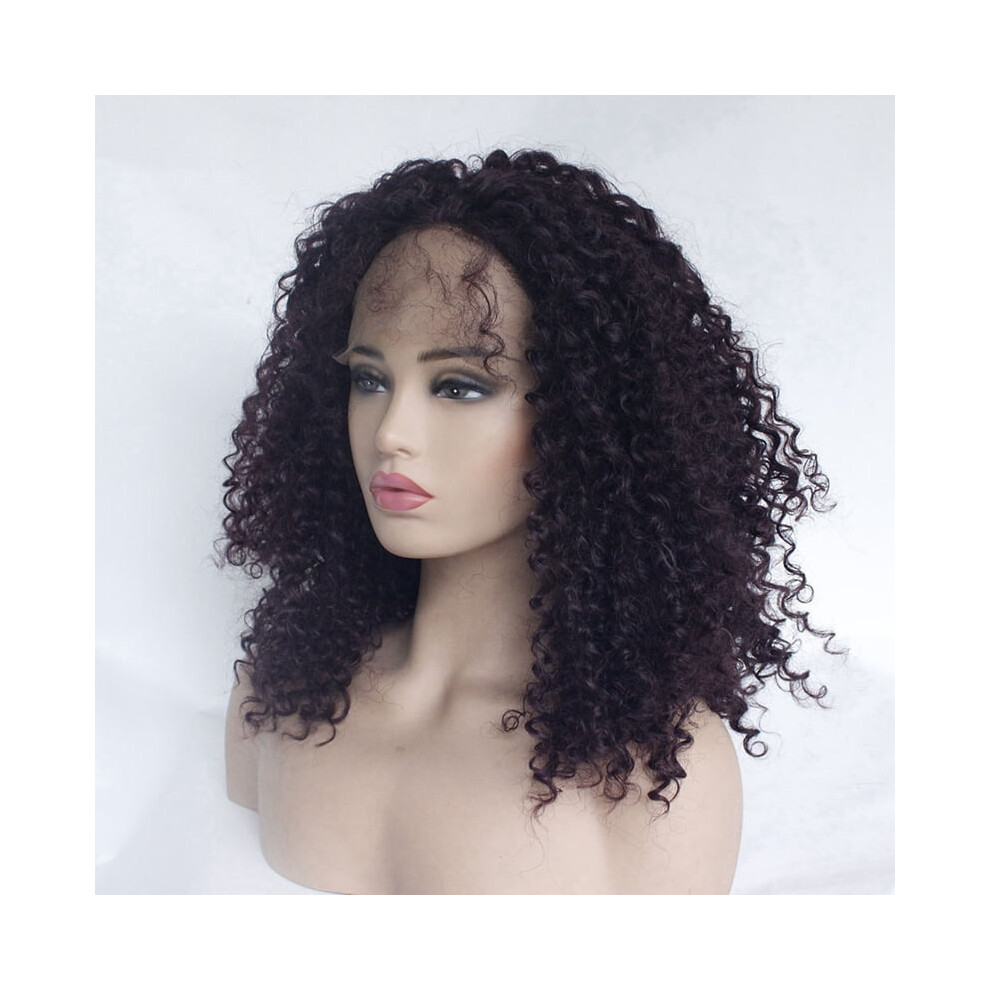 22Inch Loose Curly Deep Wave Lace Front Wig Synthetic Wig for Women