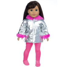 Action Toy Figures Clearance Clothes for Baby Dolls 43 Cm Coat 18 Inch Girl Doll Down Jacket Doll Trouser