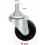 4-pack 40 mm rubber wheels with M8 threaded rod 4