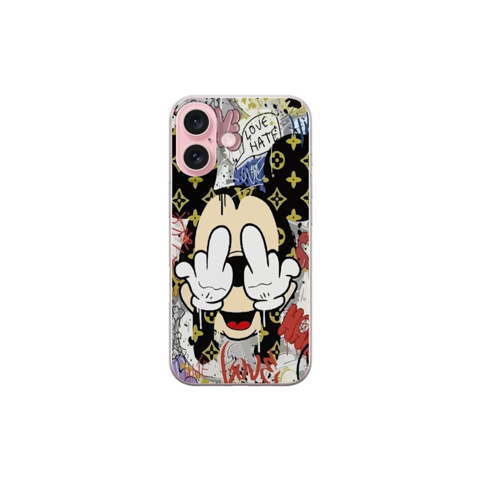 Compatible With Apple Compatible With Iphone 16 Transparent Case Mickey Mouse Lv 9448990295586