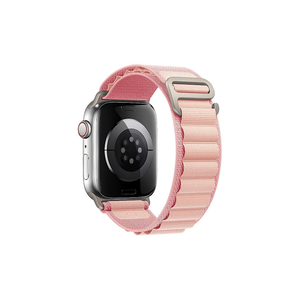 Alpine Loop Band Compatible With Apple Watch 49Mm, 44Mm, 40Mm, 45Mm, 41Mm, 42Mm, 38Mm, Iwatch Ultra, Series 7, 6, 3, 8, Pink 9448990295395