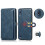 Compatible with Samsung Galaxy A10 - Rugged Wallet Case Red 7