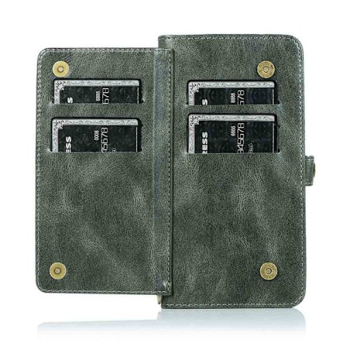 Compatible with Samsung Galaxy A10 - Rugged Wallet Case Red 2