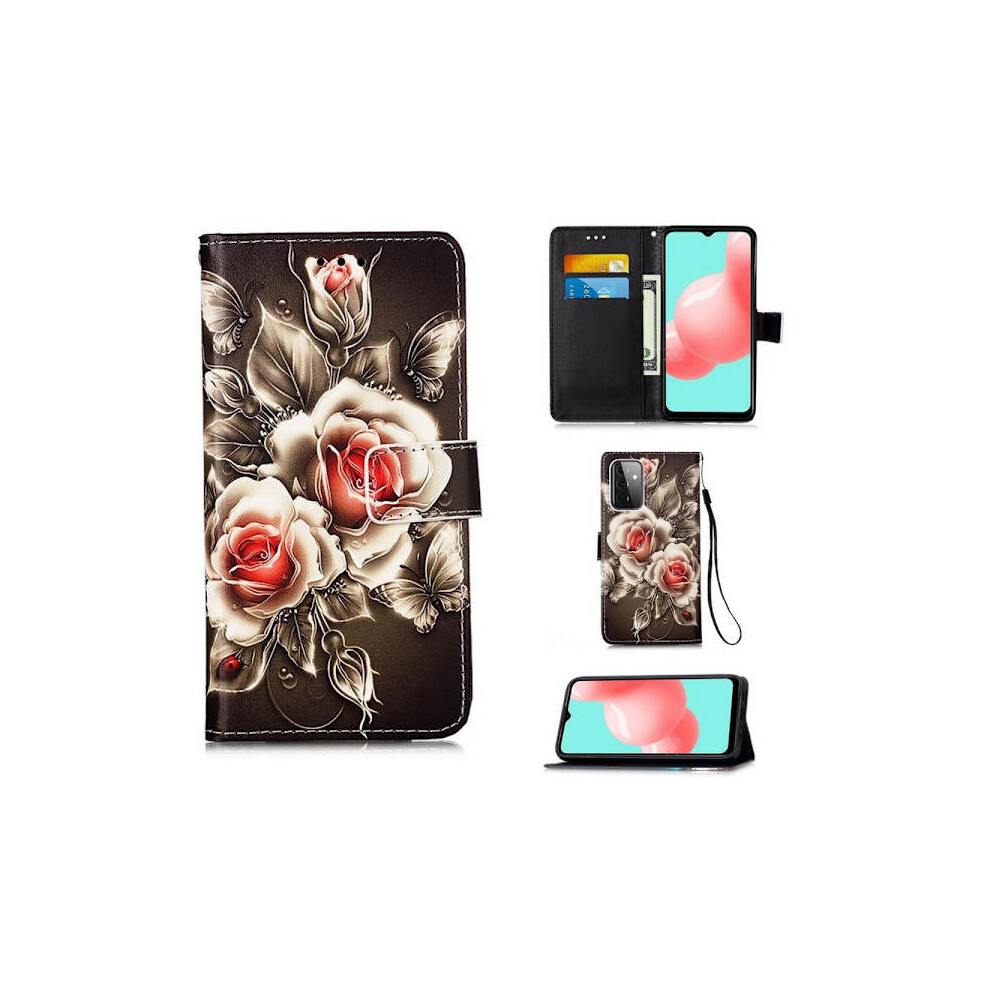 Wallet Case Compatible With Samsung Galaxy A52 / A52s – Roses 9448990295500