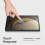 Compatible with Samsung Galaxy Tab S9 FE+ Plus screen protector tempered glass 9H transparent 6