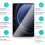 Compatible with Samsung Galaxy Tab S9 FE+ Plus screen protector tempered glass 9H transparent 5