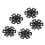 Poles Basket - 5PCS Trekking Pole Snow Mud Ski Basket Walking Replacement Accessory 2