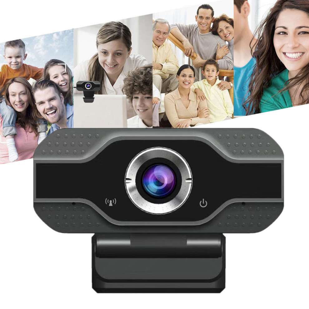 Susuchens 1080P Autofocus Webcam With Microphone For Computer Laptop Live Video Conference Black 9555307218388