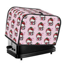He-llo Kit-ty Toaster Cover 2 Slice, Bread Dust Cover & Fingerprint Protection-Polyester, Kitchen Small Appliance Covers