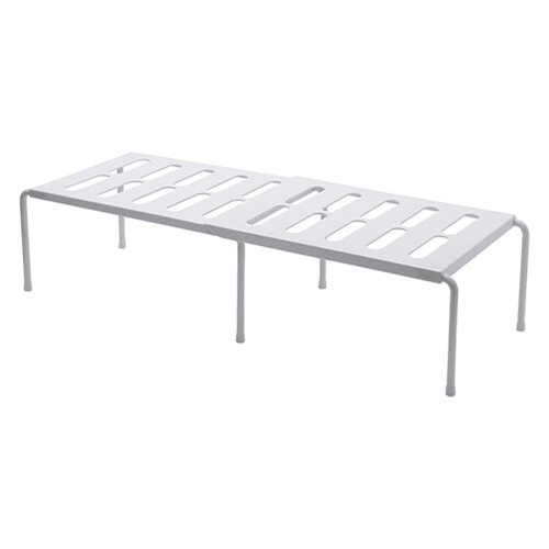 Expandable Stackable Kitchen Cabinet Shelf Organizer Storage Space Saving Cupboard Plate Dish Counter & Pantry Organizer