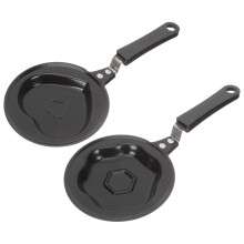 Non- Stick Saucepan Omlete Frying Pans Mini Electric Skillet Pancake Griddle Crepe 2 Pcs