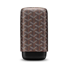 Portable Cigar Humidor Leather Travel Case with Humidity Retention and Compact MultiCigar Storage