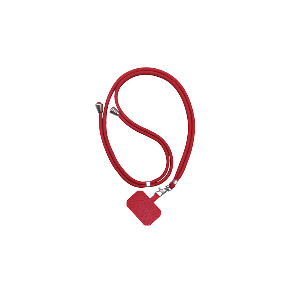 Stylish Smooth Mobile Lanyard Mobile Holder Red 9558633657074