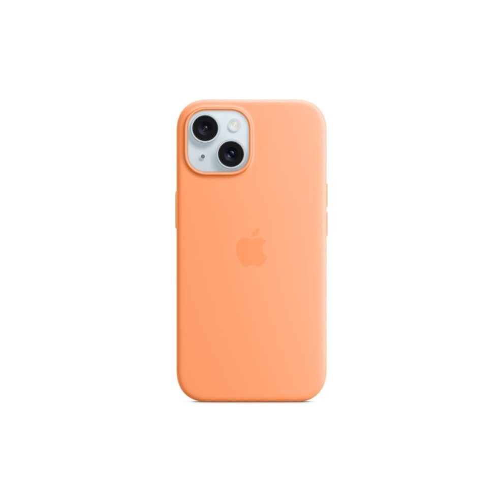 Silicone Case With Magsafe For Compatible With Iphone 15 Plus, Sorbet Compatible With Iphone 15 Promax Orange 9558633657012