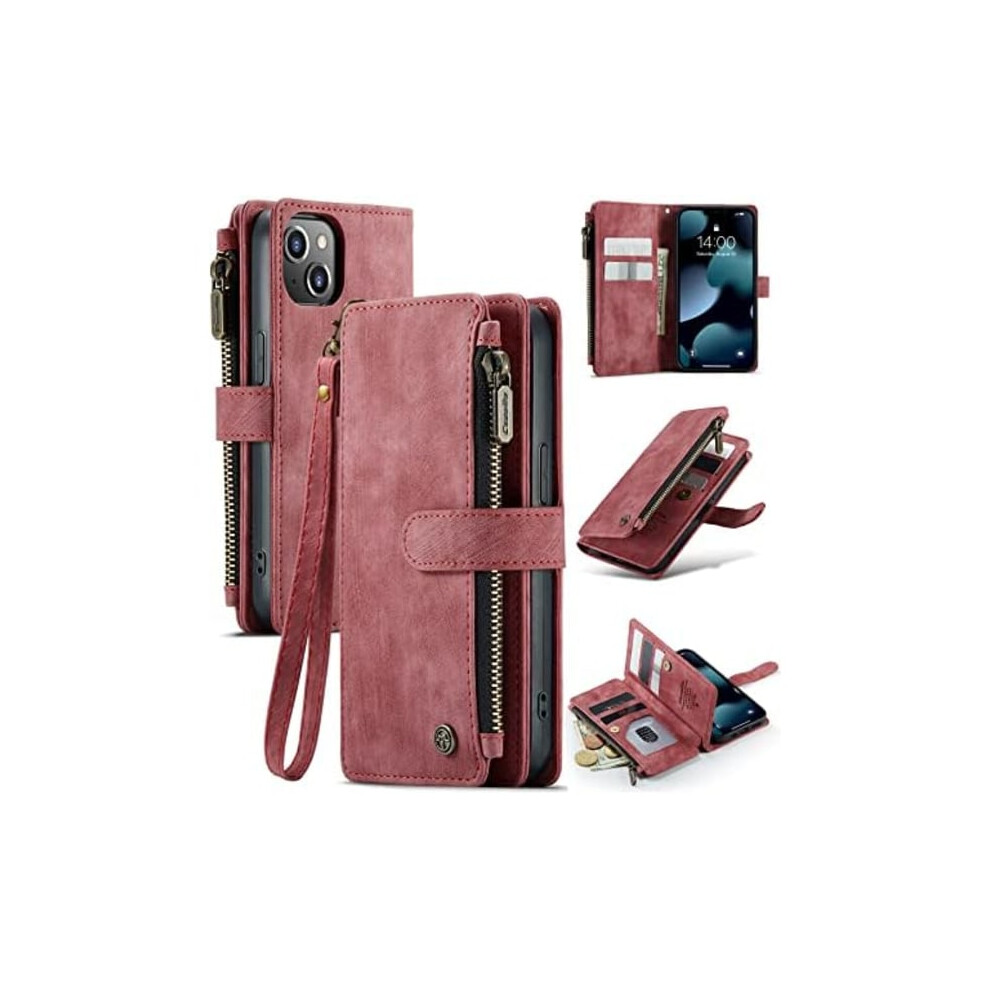 Coin Purse Mobile Case Compatible With Iphone 13 Ed Red 9558633657449