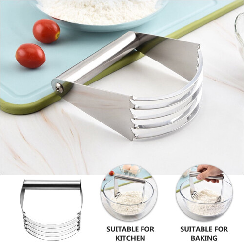 Kitchen Tools Baking Cutter Pastry Stainless Steel Flakie Flour 2 Pcs 1