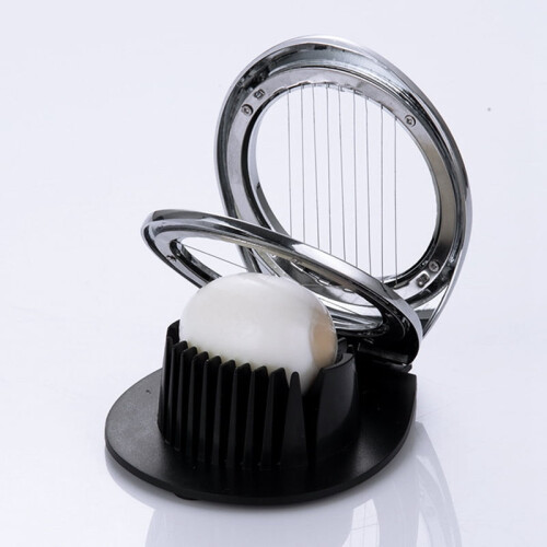 2Pcs Multi Function Stainless Steel Egg Slicer for Hard Boiled Eggs Dishwasher Safe Heavy Duty Egg Cutter Kitchen Helper