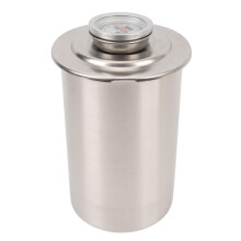 Stainless Steel Meat Press Cooker with Thermometer for Homemade Ham and Bacon, Type 2