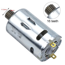 RS550 DC Motor 16 Teeth Gear 16.8V 25v for Cordless Charge Drill Screwdriver