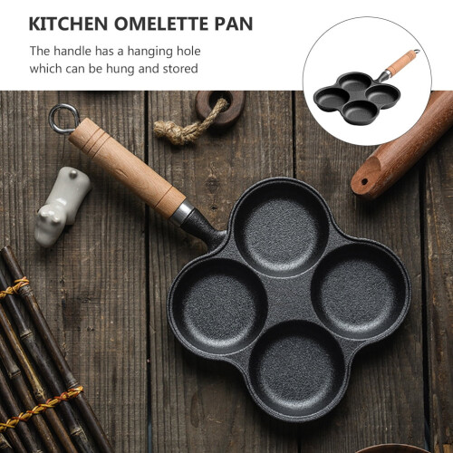 1Pc Egg Frying Pan Fried Egg Pan Non-stick Omelette Pancake Pot (Assorted Color) 1