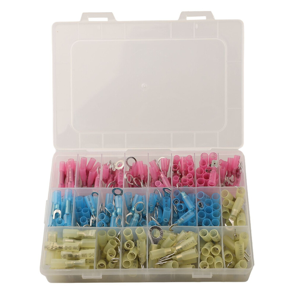 Mosiee Electrical Connector Assortment With Heat Shrink For Marine And Automotive 9558633657494