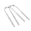 U-shaped tongue scraper Stainless steel 2-pack 1