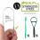 U-shaped tongue scraper Stainless steel 2-pack 4