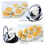 2Pcs Multi Function Stainless Steel Egg Slicer for Hard Boiled Eggs Dishwasher Safe Heavy Duty Egg Cutter Kitchen Helper 2