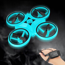 GBSELL Drones for Kids 8-12 with Camera Built In Screen, Gravity Sensor Infrared Induction Watch Controlled Rc Drone School Gift