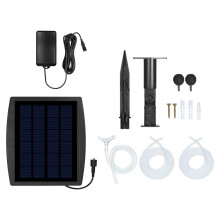 Solar Oxygen Pump Pool Water Aerator Aeration Pond Oxygenator Increasing Fitting