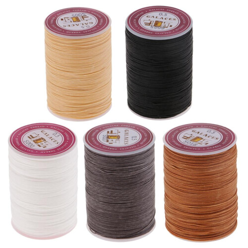 5 Pieces 130 Meters 0.5mm Round Polyester ed Threads Sewing Stitching - 5