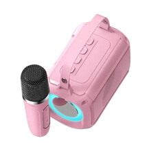 VALSEEL Bluetooth Speaker Outdoor, Karaoke Machine for Adults & Kids, Portable PA System with 2 Wireless Mics, LED Lights, Ball - Compatible with UHF