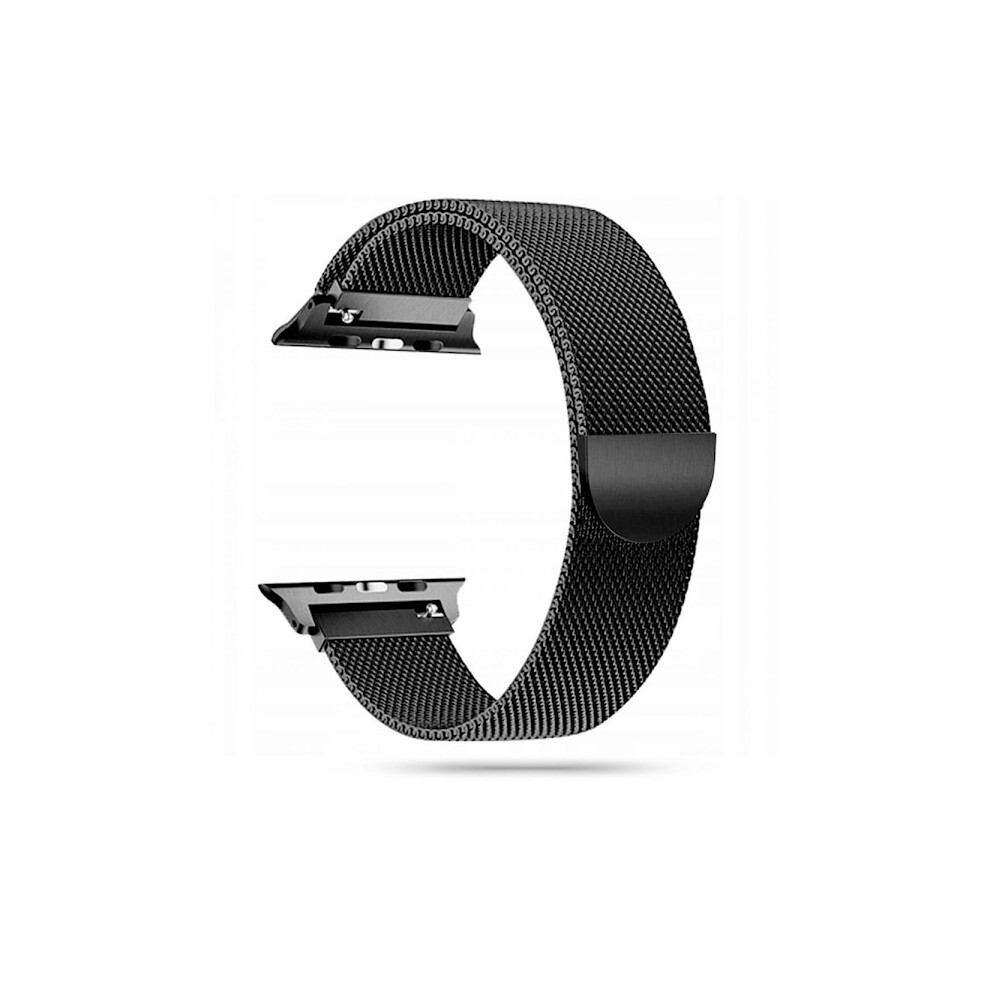 Tech-Protect Milanese Loop Metal Bracelet Compatible With Apple Watchwith Apple Watch 38/40/41 Mm Black 9395123444772