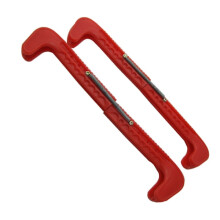 2 pcs Ice Protection Covers for Skates, Protection for Figure Skate Blades Plastic Adjustable -xinhan Red