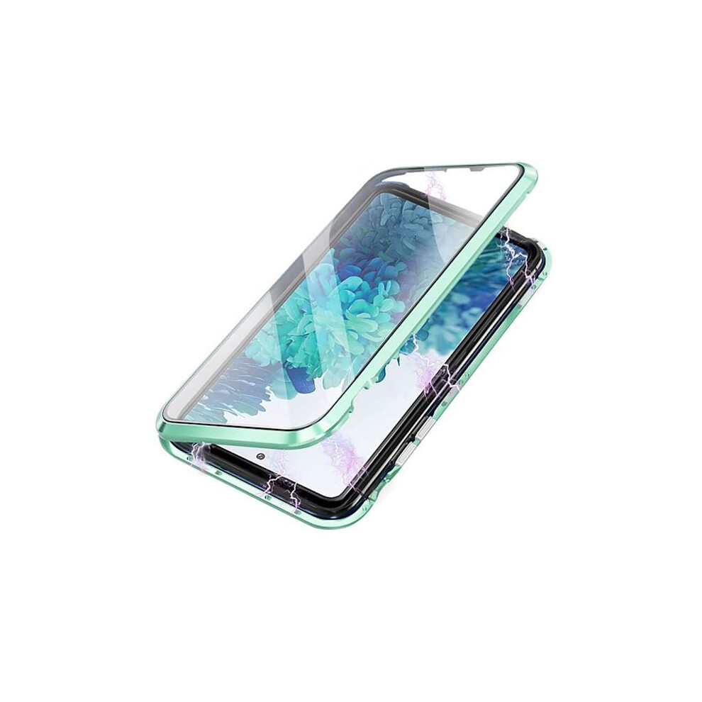 Compatible With Samsung Galaxy A55 5G - Magnetic Double-Sided Case Green 9130661563185