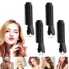 Volumizing Hair Root Clips 4 Pack Black, Self Grip No Heat Styling for Instant Natural Lift