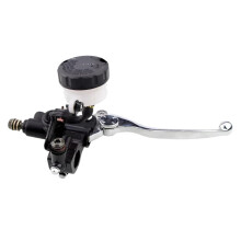 Motorcycle Brake Master Cylinder and Hydraulic Clutch Lever Set 22mm Handlebar CNC with Mirror Holder