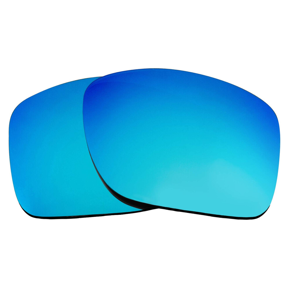 Blue 62Mm Mirror Polarized Replacement Lenses Uv400 Shatterproof Fit For Rayban Rb3604