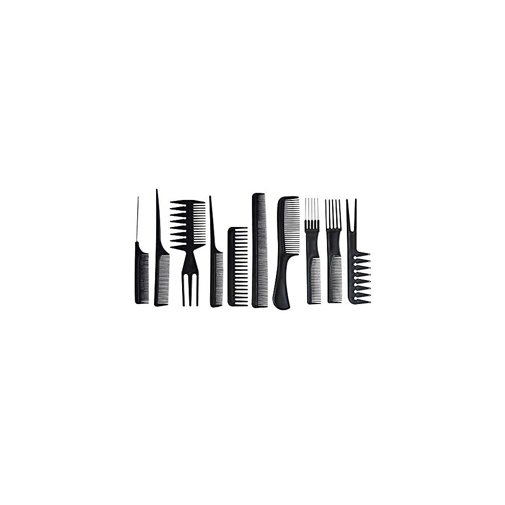 10PCS Hair Styling Comb Set  Antistatic Hairdressing Combs for Cutting and All Hair Types