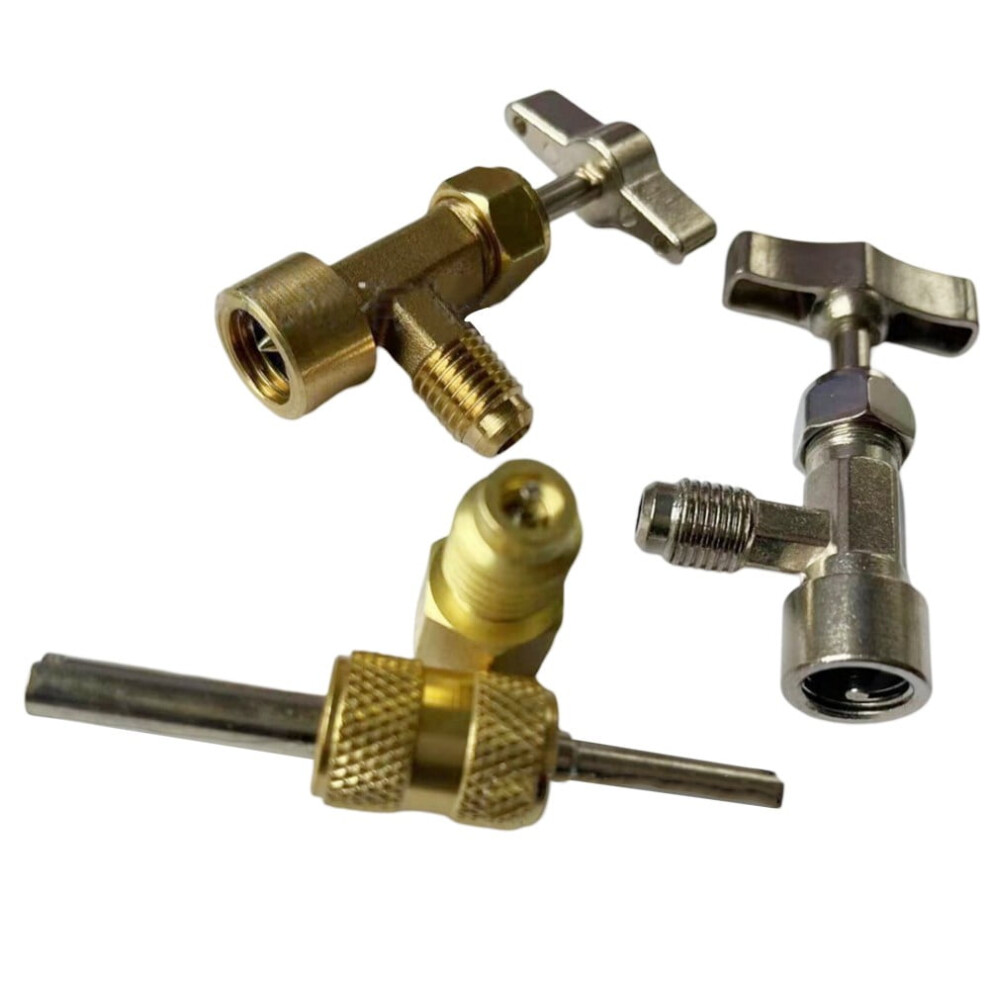 R134a Self-Sealing, Single Puncture Can Taps With Valve Core Removal Tool 9104899310811