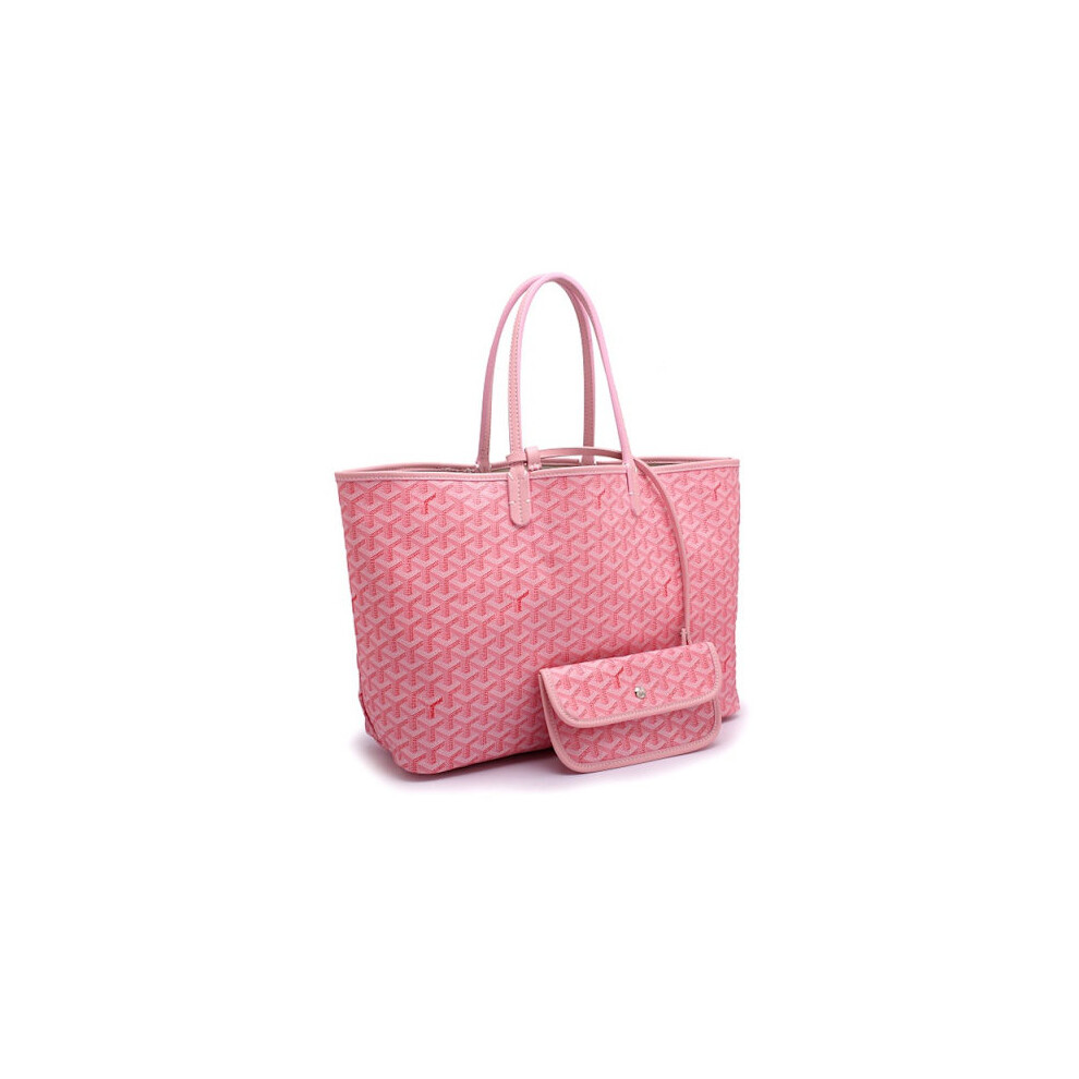Women's Simple Shoulder Bag, Shopping Bag, Star Fan Zi, Mother Bag Pu, Large Capacity Pink 9104899311573