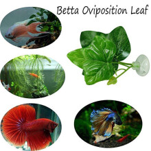 NEW Artificial Leaf Betta Hammock Fish Rest Bed Tropical Aquarium Decor Aquarium Accessories Clearance