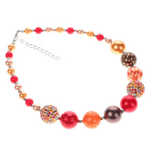 Thanksgiving Themed Kids Necklace Cute And Fashionable Beaded Jewelry Kids Holiday Necklace Festival Necklace Girl Jewelry