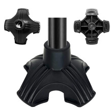 Self-Standing Quad Cane Tip - Replacement Bottom Fits Most Standard Canes