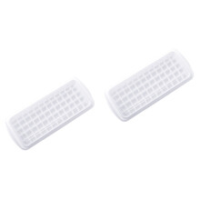 2 Pcs Ice Making Machine for Home with Cover White