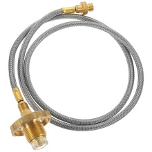 Propane Hose Extension Tank Tube 20lb to 1lb Adapter The Hike Hiking Shose Camping Copper Stainless Steel