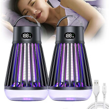 SUGARMOM Zappify 2.0 Mosquito Zapper Zappify 2.0 Zapify Pro Zapper Zappify Pro Mosquito Zapper Mosquito Trap for Outdoor and Indoor (Black * 2)