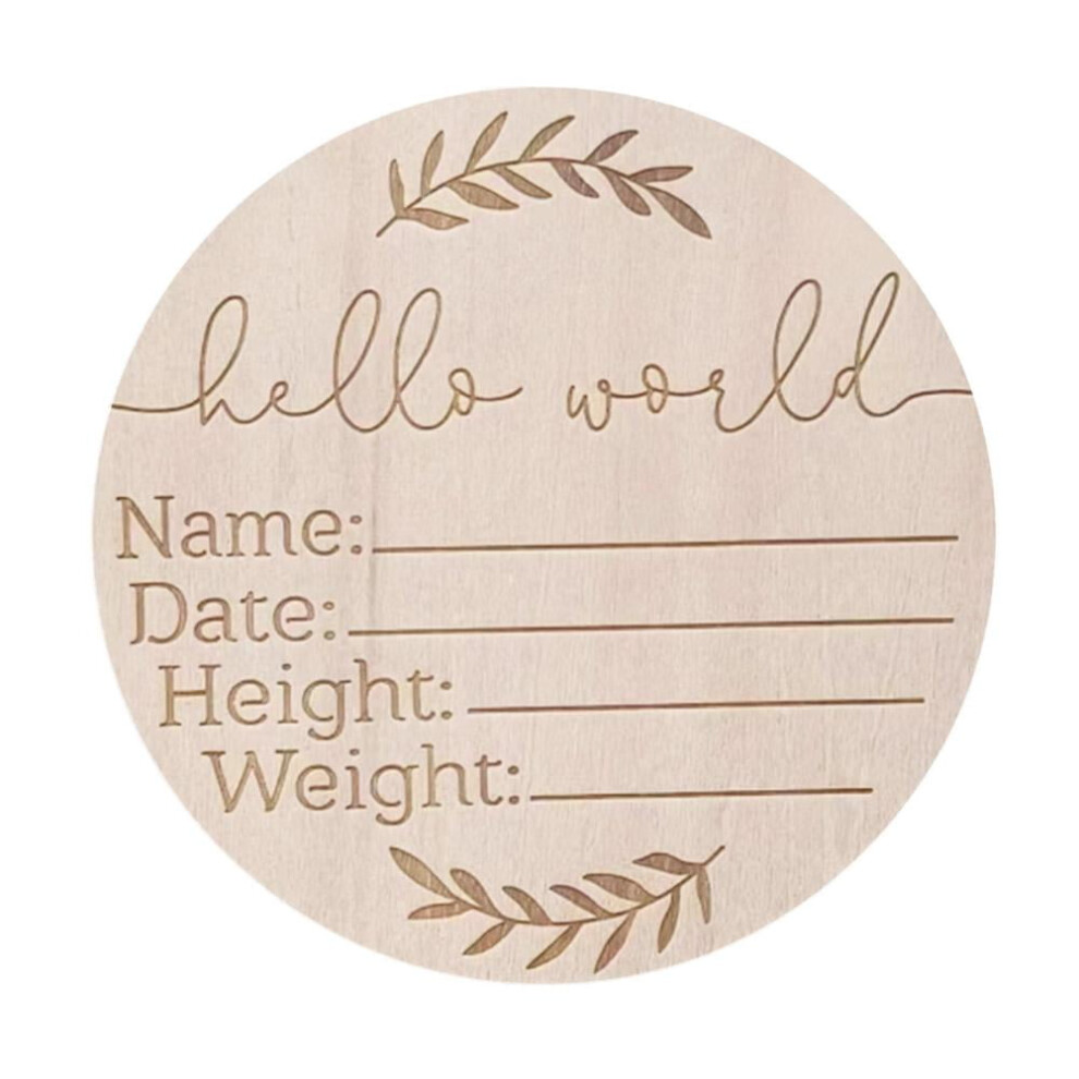 GHYJPAJK Baby Announcement Sign For Hospital - Party to Be Sign Birth Wooden GX